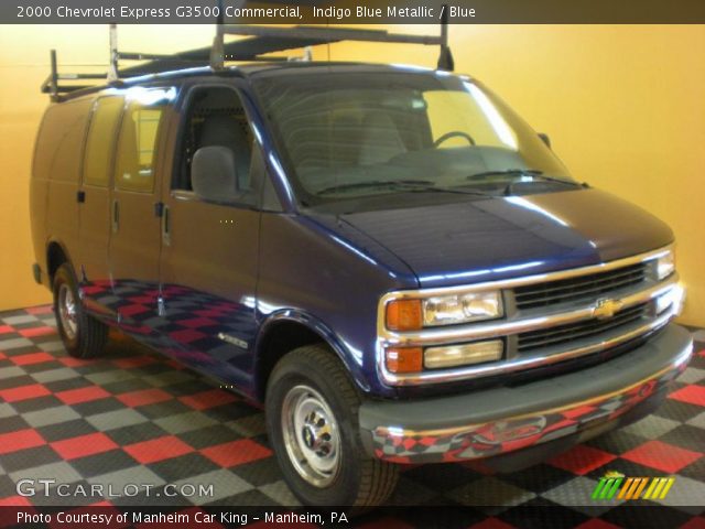 2000 Chevrolet Express G3500 Commercial in Indigo Blue Metallic