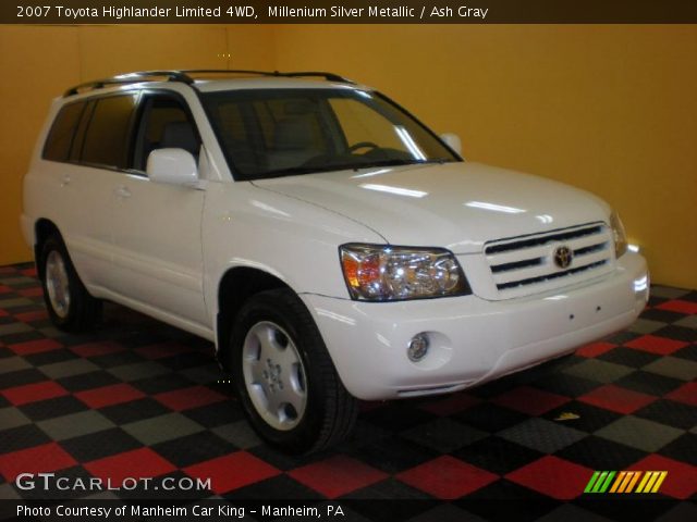 2007 Toyota Highlander Limited 4WD in Millenium Silver Metallic