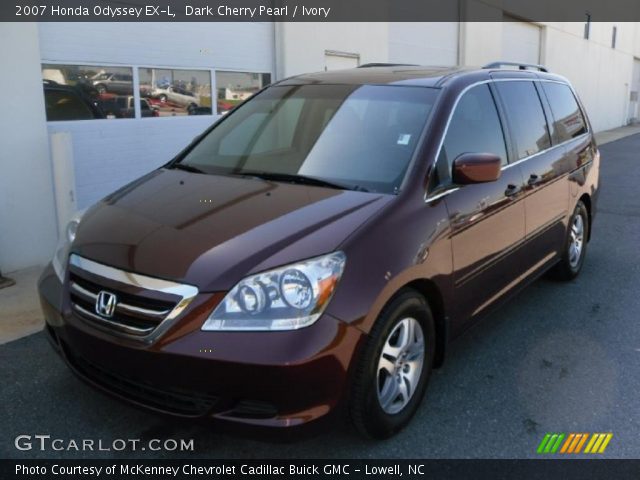 2007 Honda Odyssey EX-L in Dark Cherry Pearl