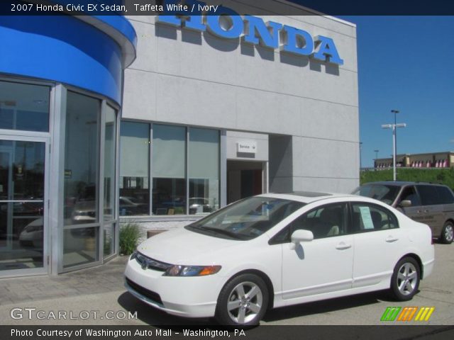 2007 Honda Civic EX Sedan in Taffeta White
