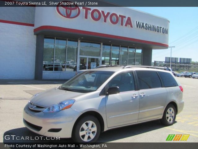 2007 Toyota Sienna LE in Silver Shadow Pearl