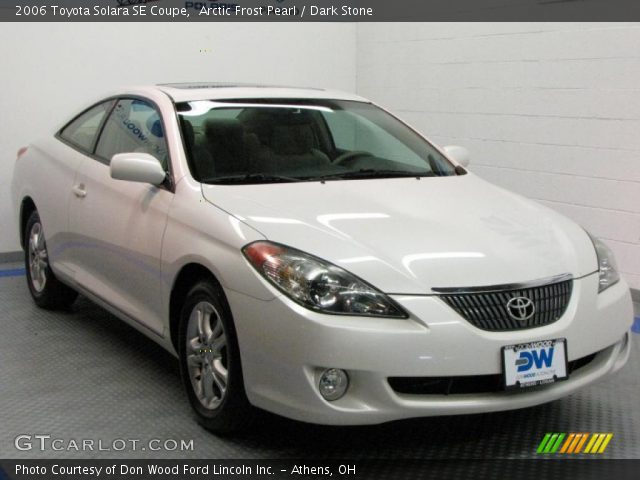 2006 Toyota Solara SE Coupe in Arctic Frost Pearl
