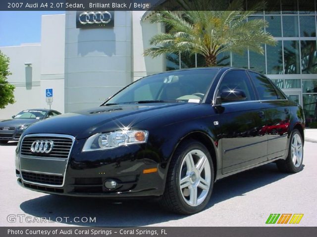 2007 Audi A4 2.0T Sedan in Brilliant Black