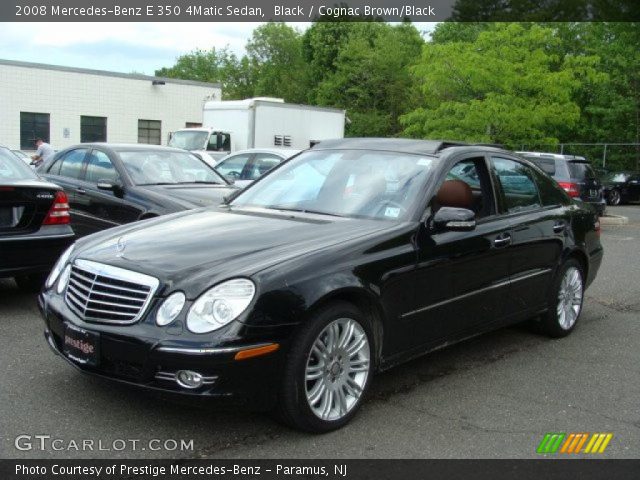 2008 Mercedes-Benz E 350 4Matic Sedan in Black