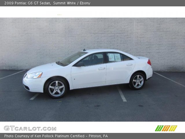 2009 Pontiac G6 GT Sedan in Summit White