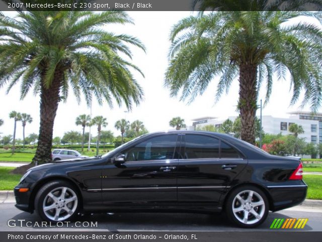 2007 Mercedes-Benz C 230 Sport in Black