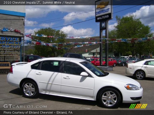 2010 Chevrolet Impala LT in Summit White