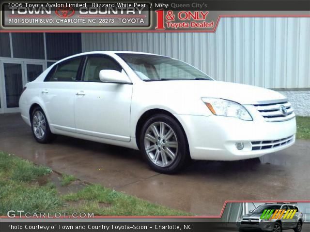 2006 Toyota Avalon Limited in Blizzard White Pearl