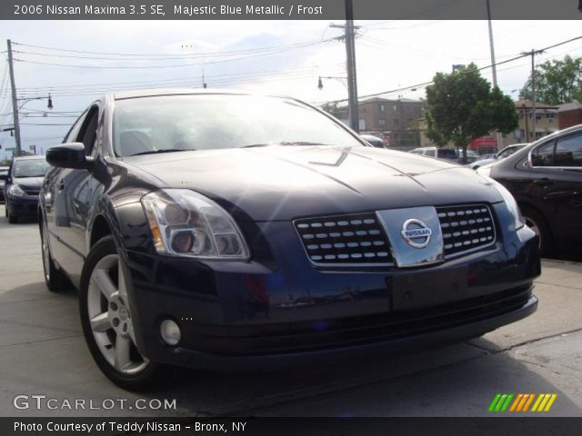2006 Nissan Maxima 3.5 SE in Majestic Blue Metallic