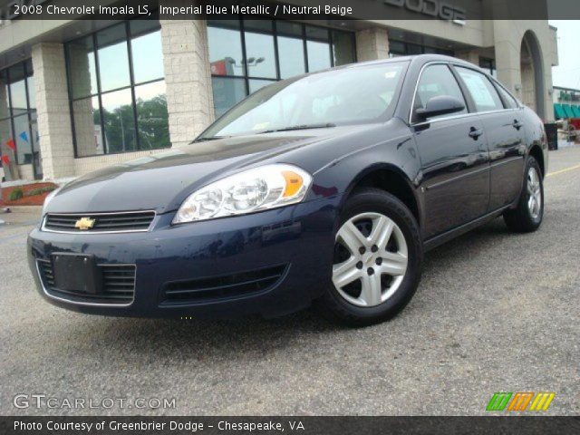2008 Chevrolet Impala LS in Imperial Blue Metallic