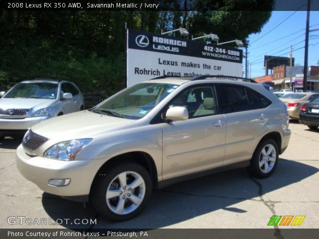 2008 Lexus RX 350 AWD in Savannah Metallic