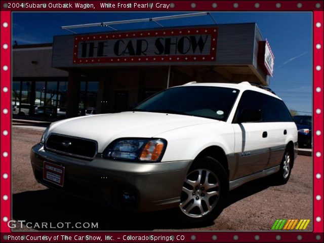 2004 Subaru Outback Wagon in White Frost Pearl