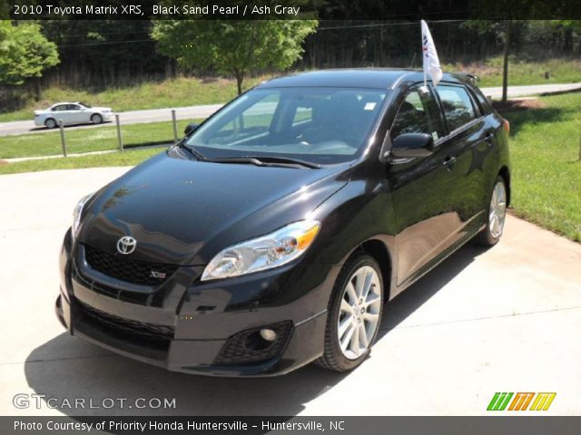 2010 Toyota Matrix XRS in Black Sand Pearl. Click to see large photo.