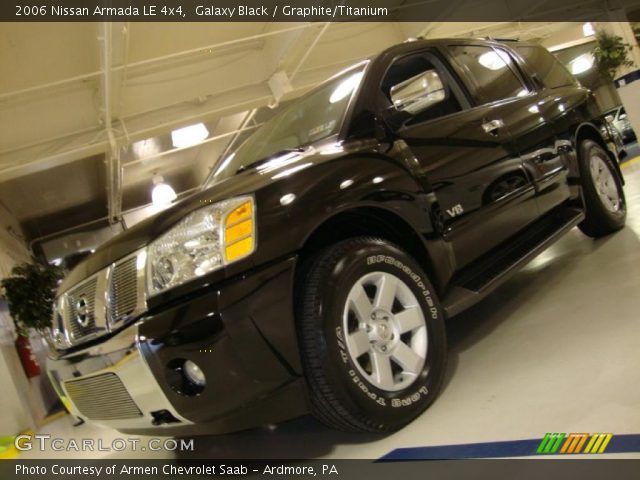 2006 Nissan Armada LE 4x4 in Galaxy Black