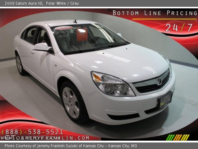 2009 Saturn Aura XE in Polar White