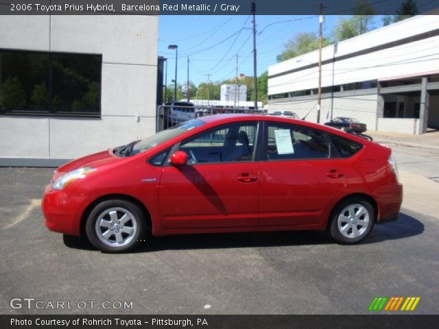 2006 Toyota Prius Hybrid in Barcelona Red Metallic