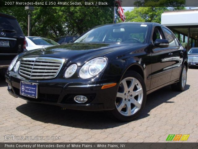 2007 Mercedes-Benz E 350 4Matic Sedan in Black