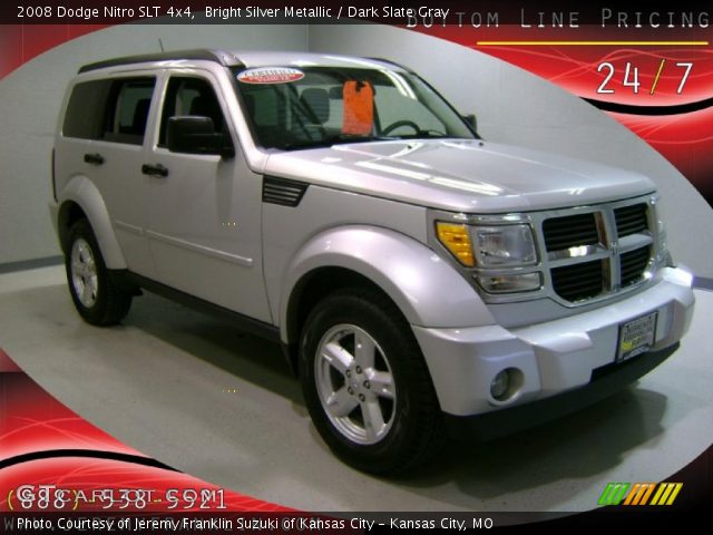 2008 Dodge Nitro SLT 4x4 in Bright Silver Metallic