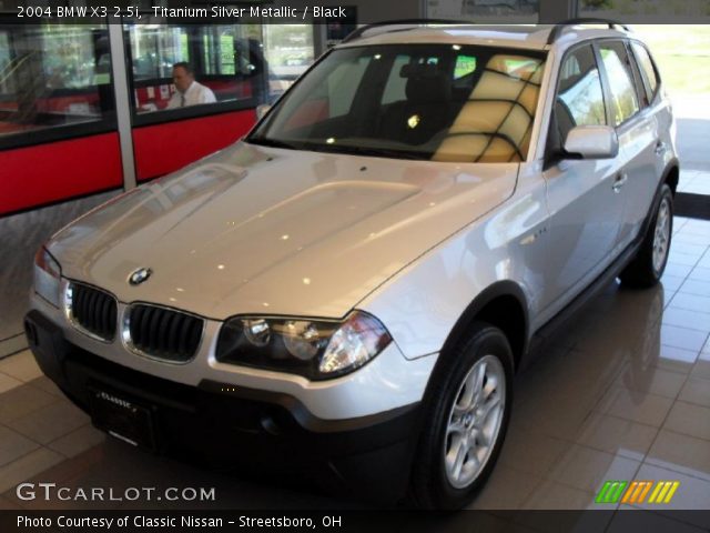 2004 BMW X3 2.5i in Titanium Silver Metallic