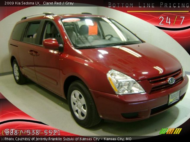 2009 Kia Sedona LX in Claret Red