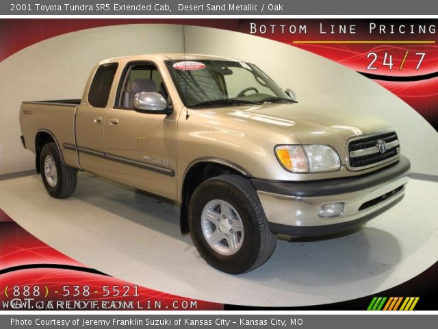 2001 Toyota Tundra SR5 Extended Cab in Desert Sand Metallic