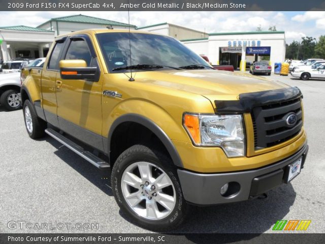 2009 Ford F150 FX4 SuperCab 4x4 in Amber Gold Metallic