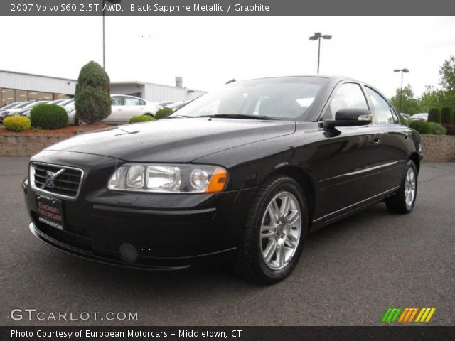 2007 Volvo S60 2.5T AWD in Black Sapphire Metallic