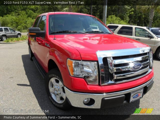 2010 Ford F150 XLT SuperCrew in Vermillion Red