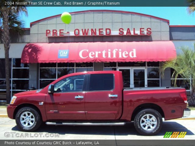 2004 Nissan Titan SE Crew Cab in Red Brawn
