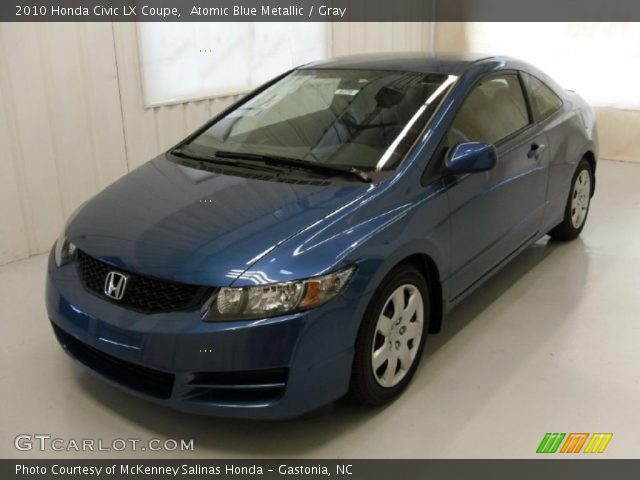 2010 Honda Civic LX Coupe in Atomic Blue Metallic