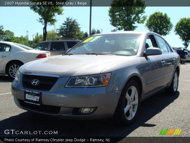 2007 Hyundai Sonata SE V6 in Steel Gray