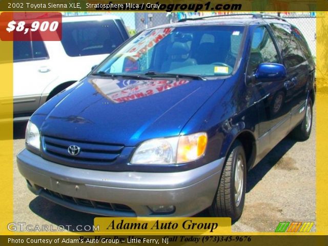 2002 Toyota Sienna XLE in Stratosphere Mica