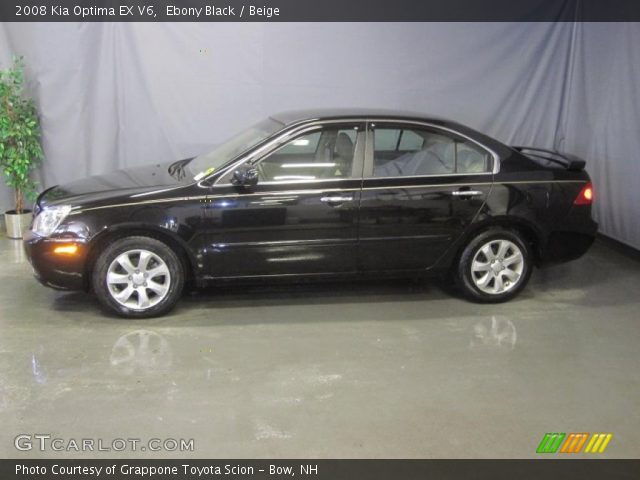 2008 Kia Optima EX V6 in Ebony Black