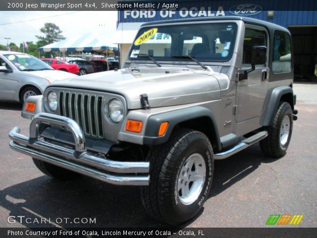 2000 Jeep Wrangler Sport 4x4 in Silverstone Metallic