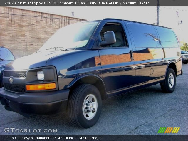 2007 Chevrolet Express 2500 Commercial Van in Dark Blue Metallic