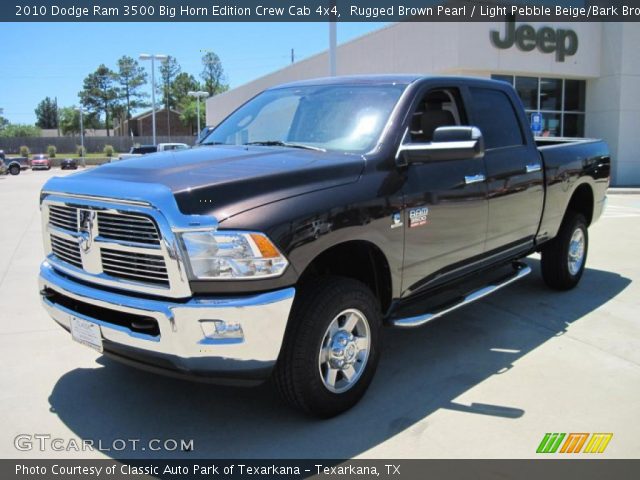 2010 Dodge Ram 3500 Big Horn Edition Crew Cab 4x4 in Rugged Brown Pearl
