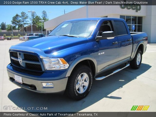 2010 Dodge Ram 1500 TRX4 Crew Cab 4x4 in Deep Water Blue Pearl