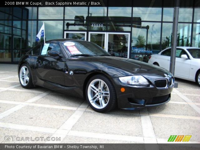 2008 BMW M Coupe in Black Sapphire Metallic