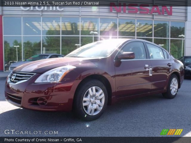 2010 Nissan Altima 2.5 S in Tuscan Sun Red
