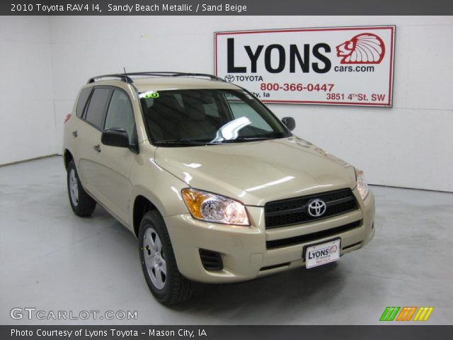 2010 Toyota RAV4 I4 in Sandy Beach Metallic