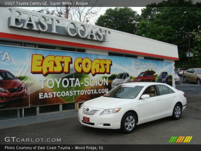 2007 Toyota Camry LE in Super White