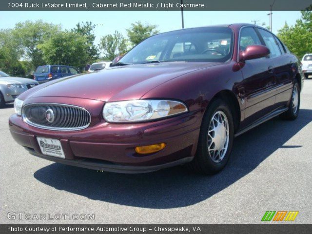 2004 Buick LeSabre Limited in Cabernet Red Metallic