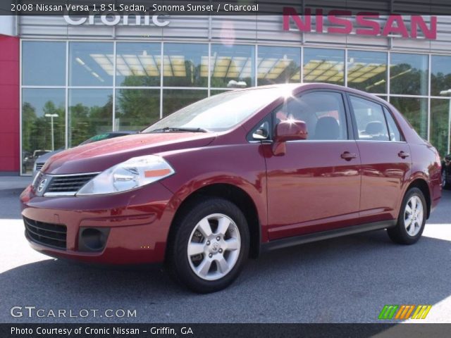 2008 Nissan Versa 1.8 SL Sedan in Sonoma Sunset