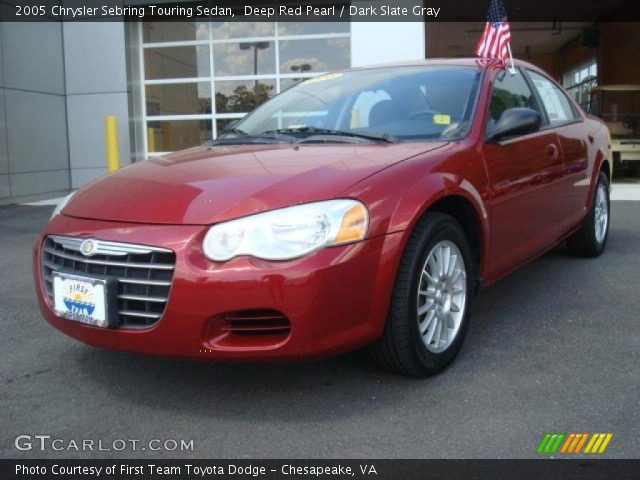 2005 Chrysler Sebring Touring Sedan in Deep Red Pearl