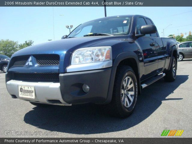2006 Mitsubishi Raider DuroCross Extended Cab 4x4 in Cobalt Blue