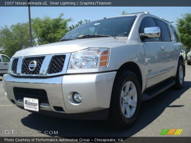 2007 Nissan Armada LE in Silver Lightning