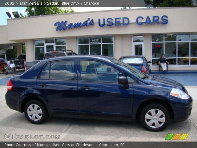 2009 Nissan Versa 1.6 Sedan in Blue Onyx