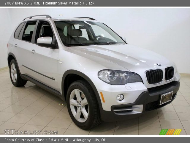 2007 BMW X5 3.0si in Titanium Silver Metallic