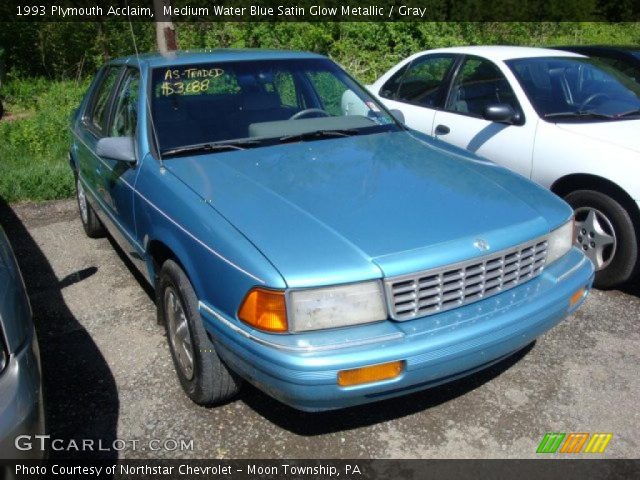 1993 Plymouth Acclaim  in Medium Water Blue Satin Glow Metallic