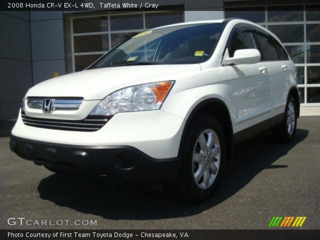 2008 Honda CR-V EX-L 4WD in Taffeta White